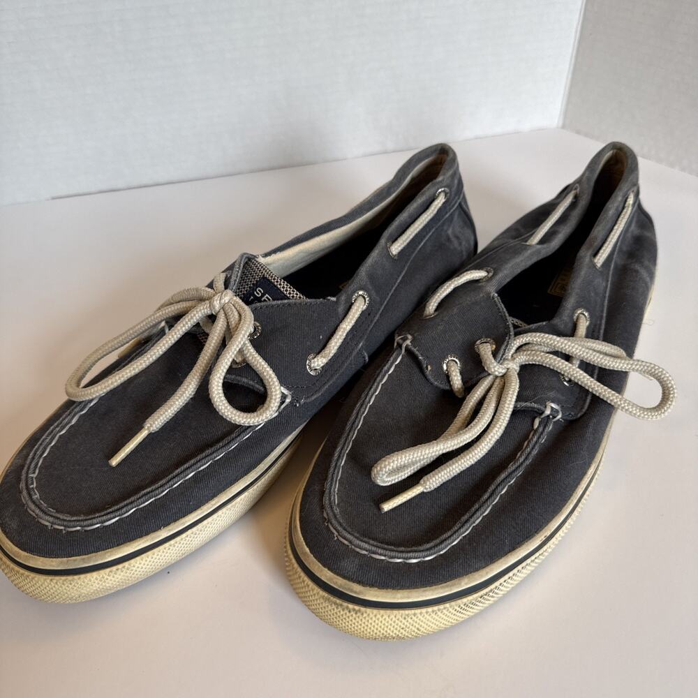 Sperry Top Sider Mens Blue Slip On Shoes Size 10M